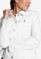 Jeansjacke tailliert mit Knopfleiste 42 - Cream Denim