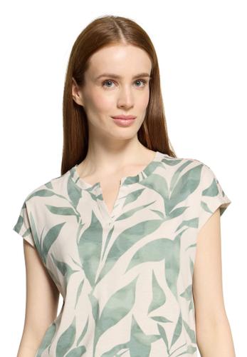 Casual-Shirt L Lässig - Nature/Green