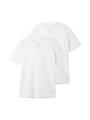 Basic T-Shirt im 2er-Pack mit V-Ausschnitt