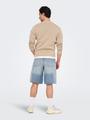 ONSCARL BALL LB 2958 TAI DNM SHORTS NOOS XXL Ballon Schnitt - Light Blue Denim