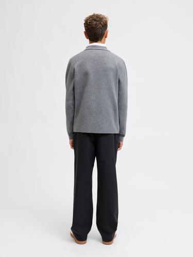 JPSTBILL BAMFORD PLEATED CHINO JNR 140 Weiter Beinschnitt - Black