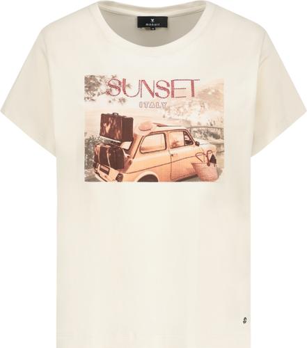 T-Shirt mit Auto-Print
