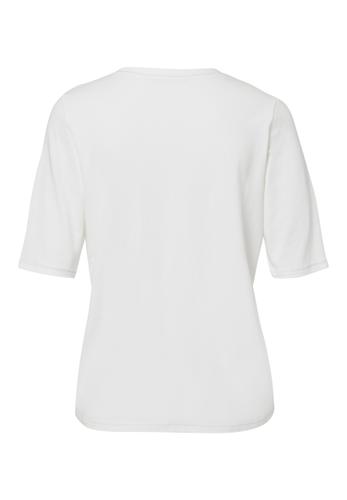 Shirt CASUAL mit Placement-Print 42 - Soft Purple/ecru/anthrazit