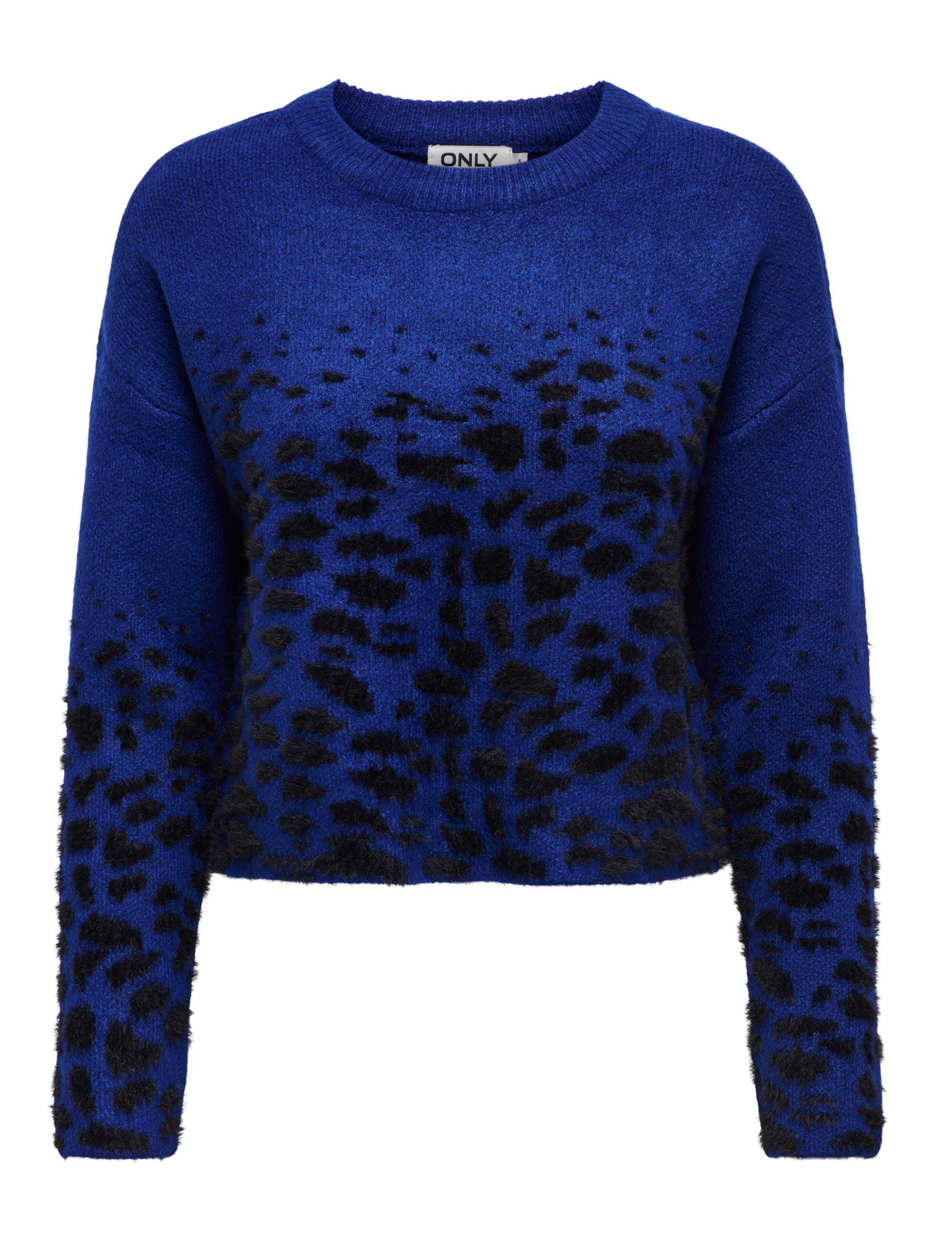 ONLANNI LS SHORT O-NECK JQ KNT M - Sodalite Blue