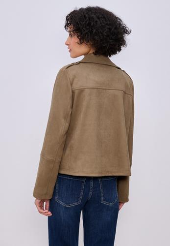 Trenchcoat aus Velours 38 - Cinnamon Brown