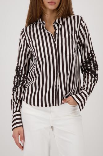 Bluse mit Kordelstickerei