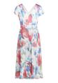 Cocktailkleid 44 Ausgestellt - Blau/Rot