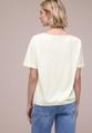 Dropped Shoulder Shirt mit Struktur 40 - Off White
