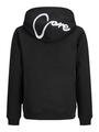 JCOPOINT EMBROIDERY SWEAT HOOD JNR 152 Locker geschnitten - Black