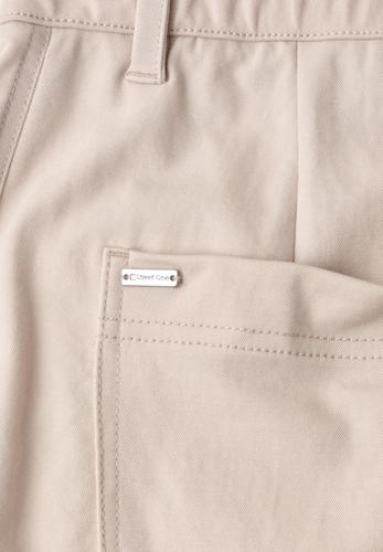 High Waist Barrel Leg Hose im Casual Fit 44/28 - Clay Sand
