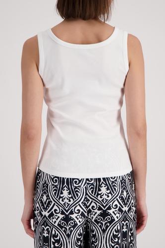 Top mit Schmuckelementen 42 - Cream