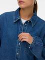 VMELORA LS DENIM SHIRT YO326 L Box Fit - Medium Blue Denim
