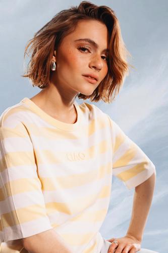 Sweatshirt mit Streifen