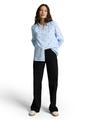 Bluse mit Herz-Stickerei 40 Regular Fit - Blue Heart Design