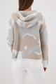 Strickpullover mit Wolkenmuster 36 - Lattemacchiato Gemustert