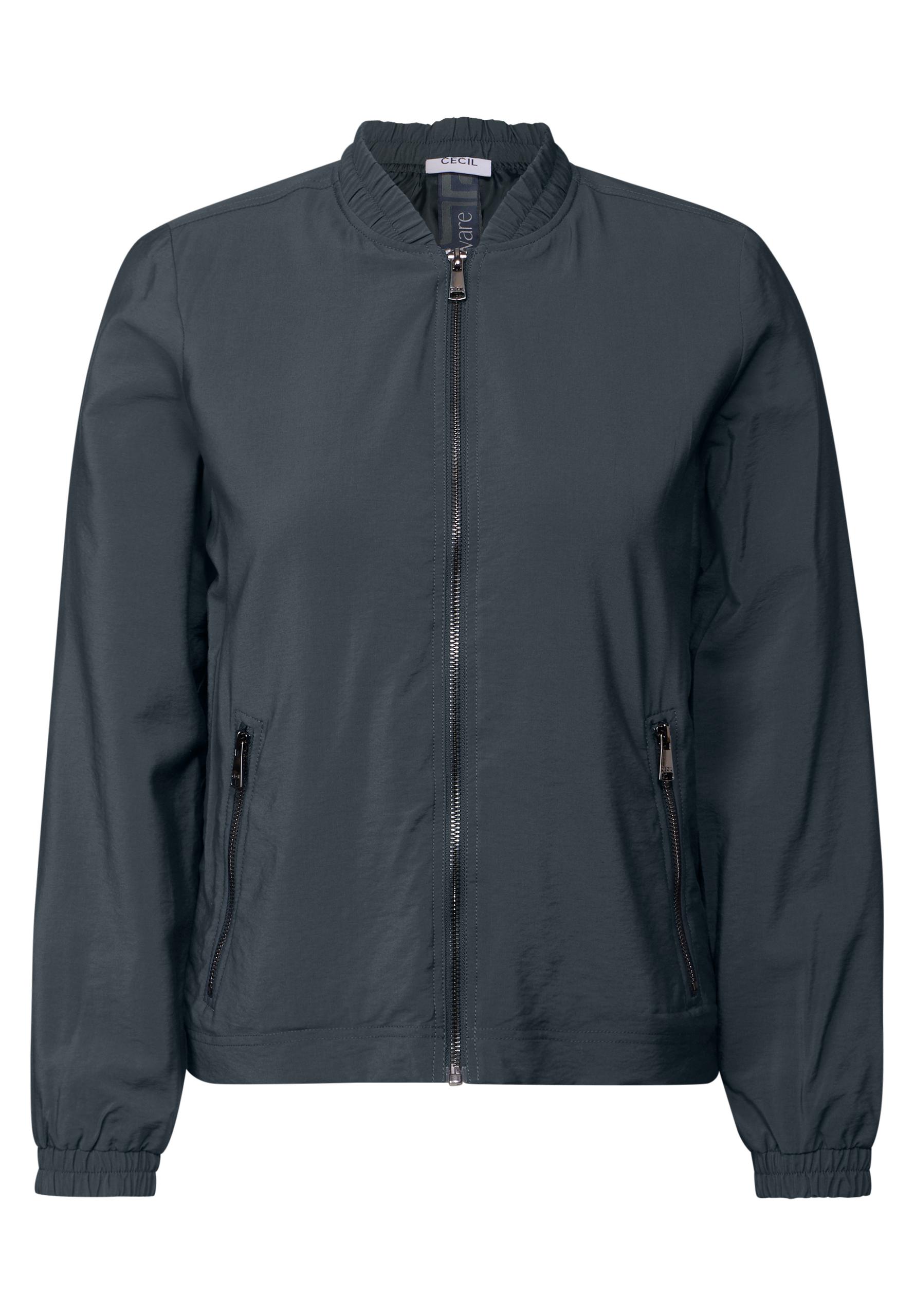 Blouson mit feiner Struktur S - Slate Khaki