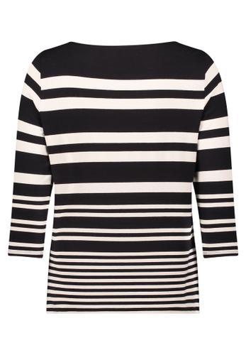 Basic Shirt 38 Figurnah - Schwarz/Weiß