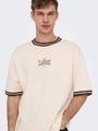 ONSLES CLASSIQUES CASPIAN BOXY SS TEE L Box Fit - Whitecap Gray
