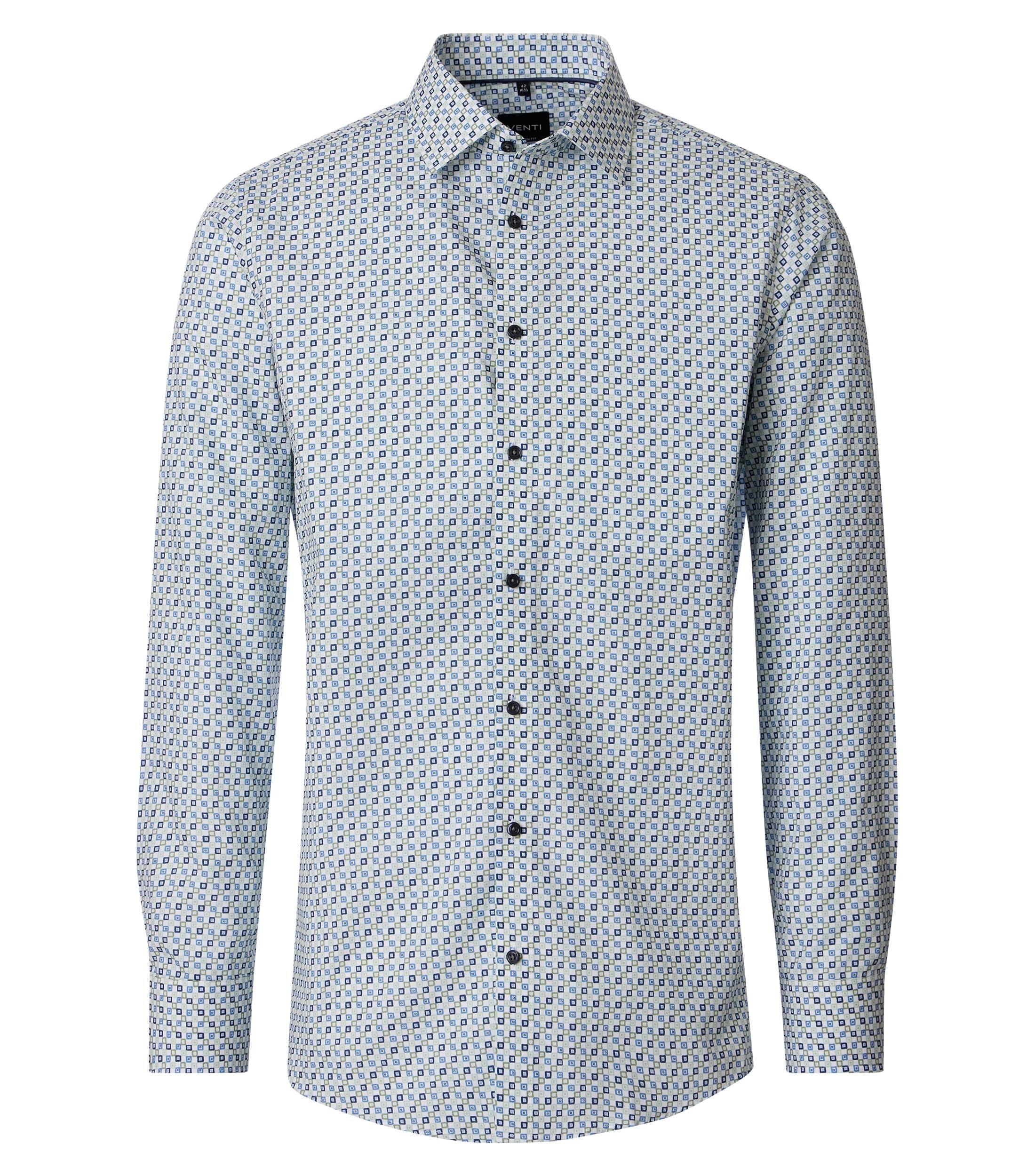 Businesshemd Langarm 42 Modern Fit - Blau