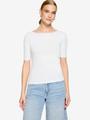 Halbarm-Shirt mit U-Boot-Ausschnitt