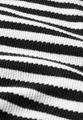 Gestreiftes Kleid 38 - Black