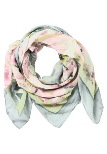 Tuch OS Weich fallend - Mint/Rosé