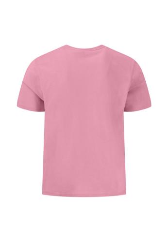 T-Shirt, Basic Rosa XL