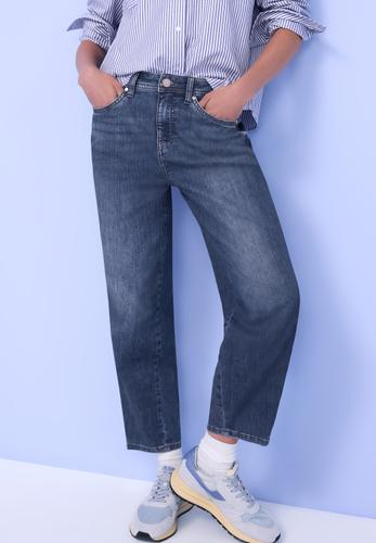 Barrel Leg Jeans 27/28 - Medium Blue Washed