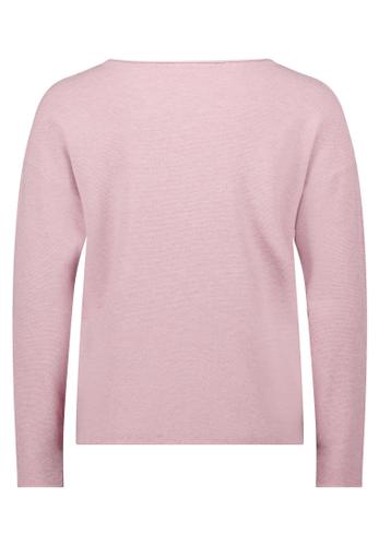 Strickpullover 38 Gerade - Rose Melange