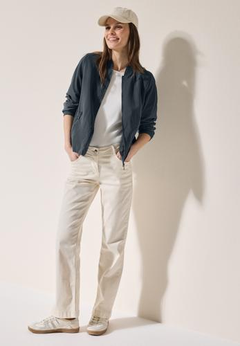 Blouson mit feiner Struktur S - Slate Khaki