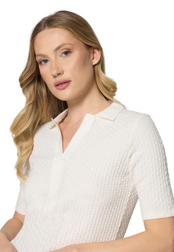 Basic Shirt 38 Tailliert - Rohweiß