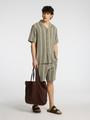 SLHRELAX-SAL SHIRT SS RESORT S Locker geschnitten - Vetiver