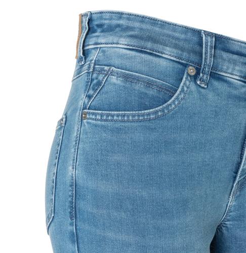 MAC JEANS - MELANIE, Authentic Stretch Denim 46/30 Straight Fit - Blau