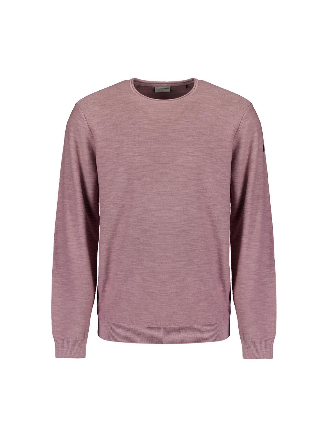 Pullover Crewneck Garment Dyed + Stone Washed XL Regular Fit - Mauve