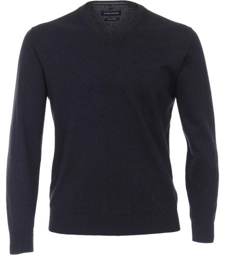 CASAMODA Strickpullover »Pullover aus Pima-Cotton unifarben«