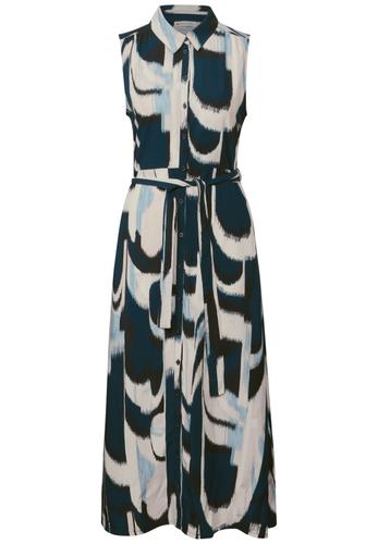 Ärmelloses Blusenkleid 44 - Tide Blue