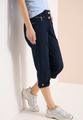 Mid Waist Casual Fit Hose mit Turn Up 28/3/4 Hosen - Universal Blue