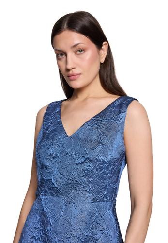 Cocktailkleid 40 Ausgestellt - Persian Blue