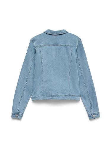 VMLUNA LS SLIM DNM JACKET MIX GA NOOS XS - Light Blue Denim