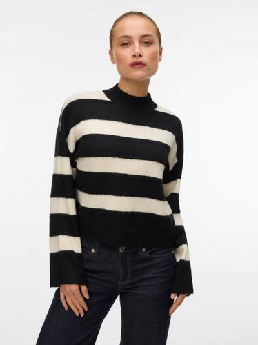 VMINEZ LS HIGHNECK SHORT PULLOVER BOO XL Normal geschnitten - Black