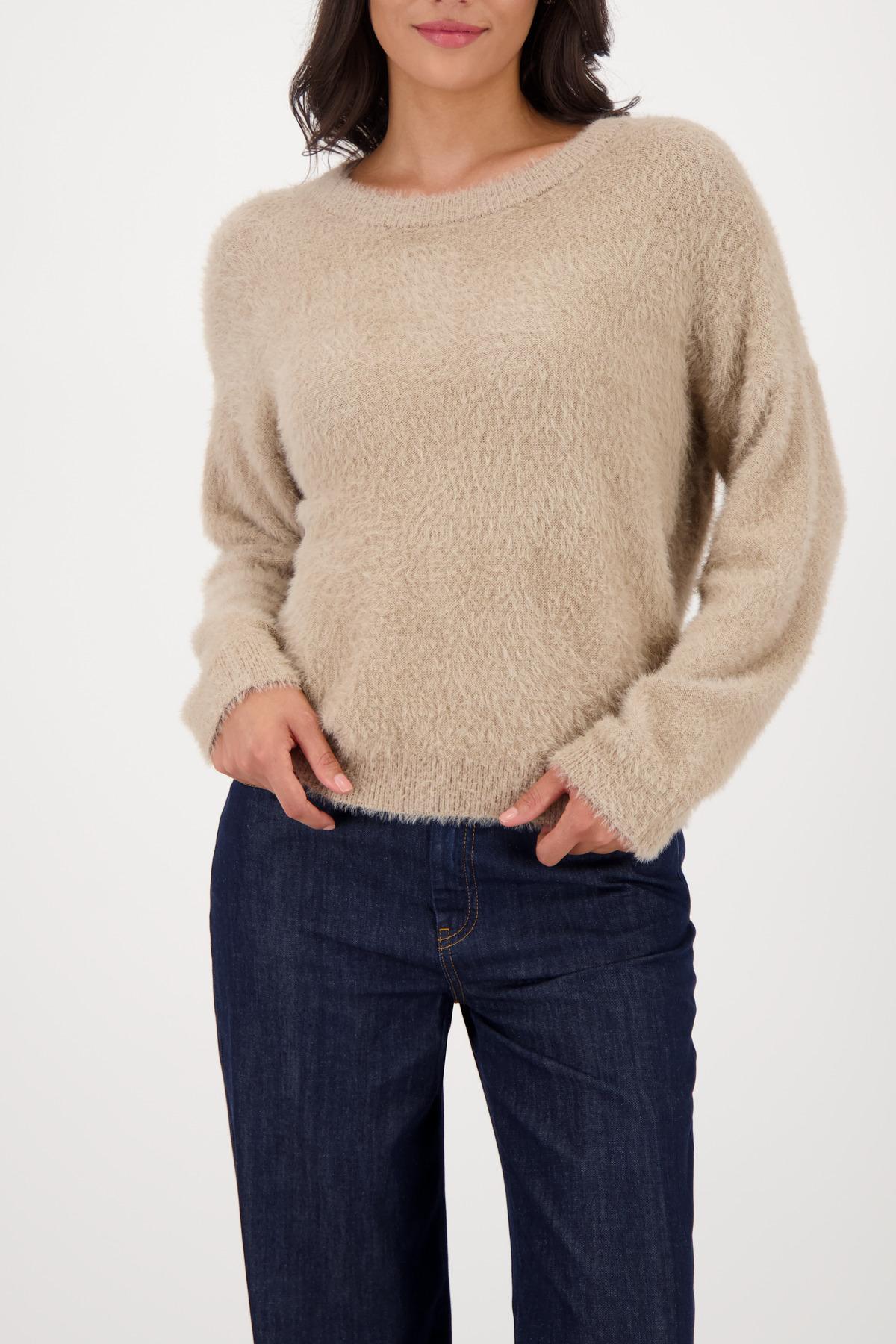 Weicher Langarm-Pullover 40 - Truffle
