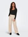 ONLEA L/S DEEP NECK TOP JRS NOOS
