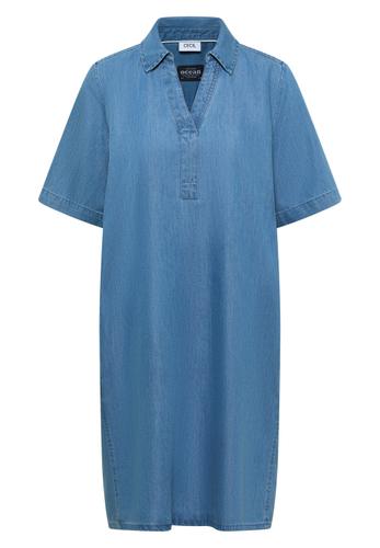 Knielanges Kleid im Denim-Look M - Mid Blue Wash