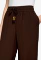 Stoffhose 7/8 mit Bindedetail