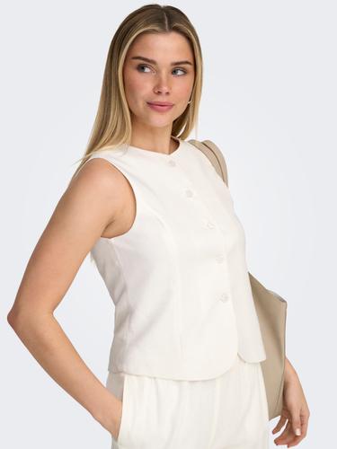 ONLGOA S/L LINEN BL WAISTCOAT CC TLR