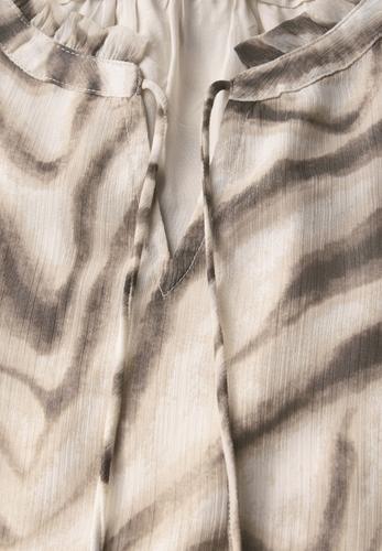 Chiffon Blusentop mit Print
