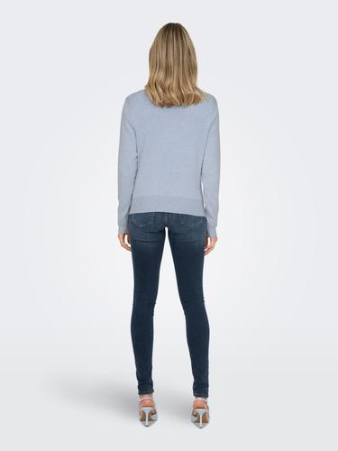 ONLVENICE LIFE LS ONECK PULLOVER KNT L Normal geschnitten - Kentucky Blue