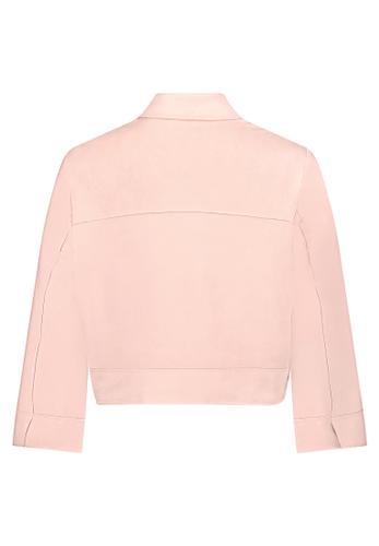 Blazer-Jacke 42 Gerade - Pink Dolphin