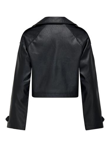 ONLAMIA FAUX LEATHER JACKET CC OTW XL - Black
