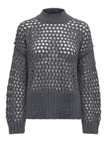ONLBILLIE LIFE L/S HIGH NECK CC KNT L Normal geschnitten - Magnet